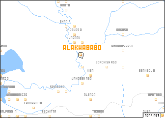 map of Alakwababo