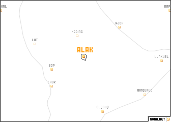 map of Alak