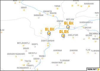 map of Alak