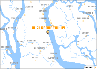 map of Alalabo Obenikiri