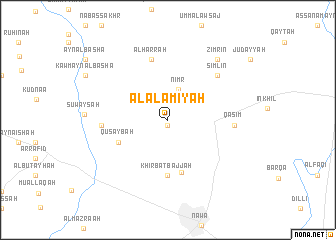 map of Al ‘Ālamīyah