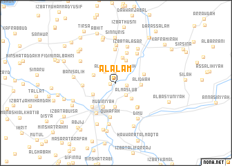 map of Al A‘lām