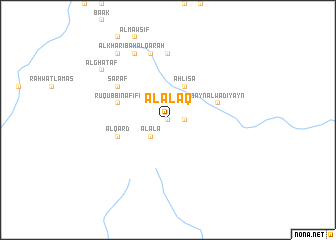 map of Al ‘Alaq