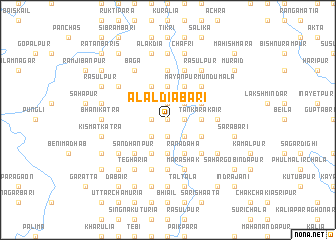 map of Ālāl Diābāri