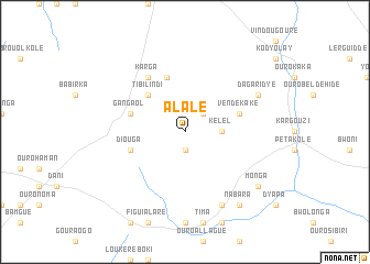 map of Alalé