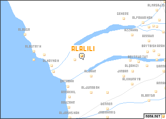 map of Al ‘Alīlī