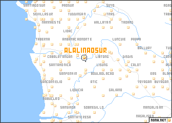 map of Al-Alinao Sur