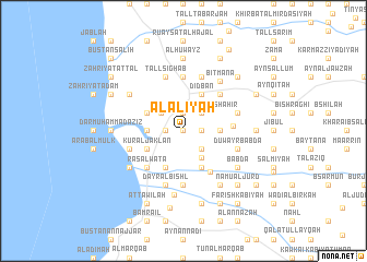 map of Al ‘Alīyah