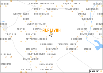 map of Al ‘Alīyah