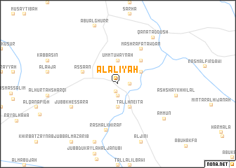 map of Al ‘Alīyah