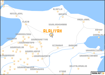 map of Al ‘Āliyah