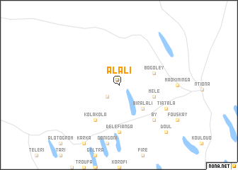 map of Alali