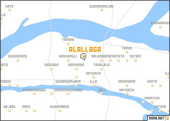 map of Alallaga