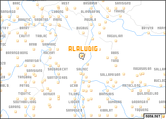 map of Alaludig