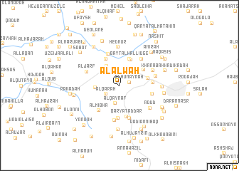 map of Al Alwāḩ