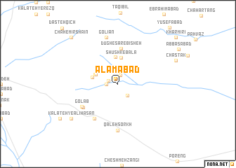 map of ‘Alamābād