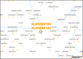 map of Alamabatak