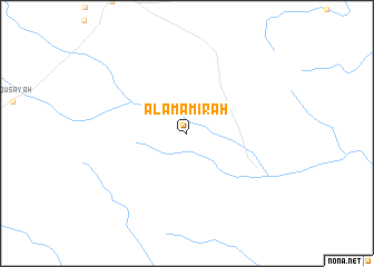 map of Al ‘Amāmirah