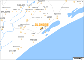 map of Alamane