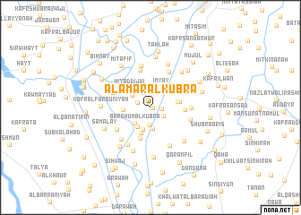 map of Al ‘Amār al Kubrá