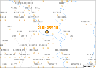 map of Alamassou