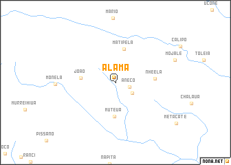 map of Alama