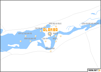 map of Alamba