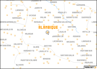 map of Alambique