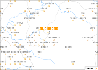 map of Alambong