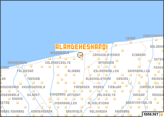 map of ‘Alamdeh-e Sharqī