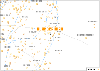 map of Ālam Drakhān