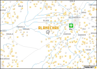 map of Ālame Chak