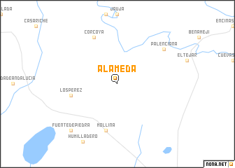 map of Alameda