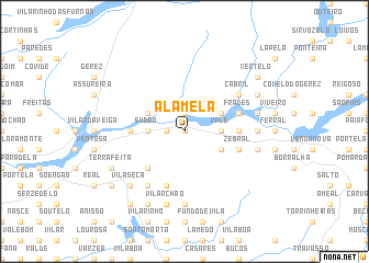 map of Alamela