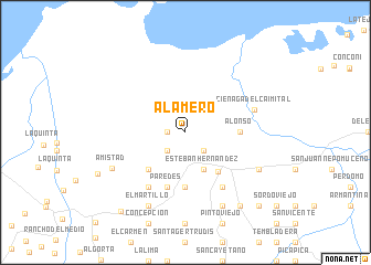 map of Alamero