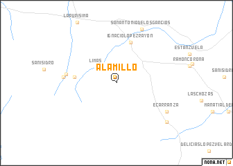 map of Alamillo
