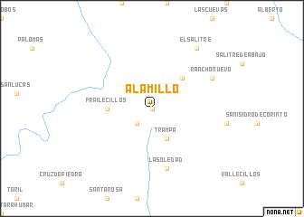 map of Alamillo