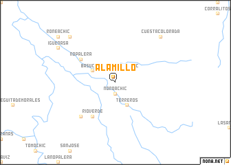 map of Alamillo