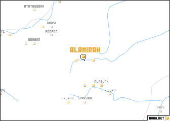 map of Al ‘Amīrah