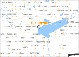 map of Al ‘Āmirīyah