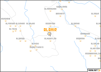 map of Al ‘Āmir