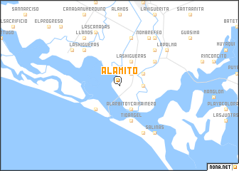 map of Alamito