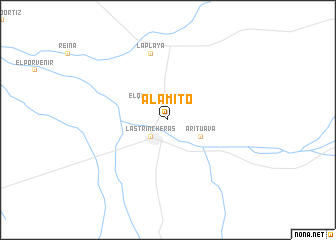 map of Alamito