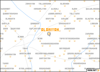 map of Al ‘Amīyah