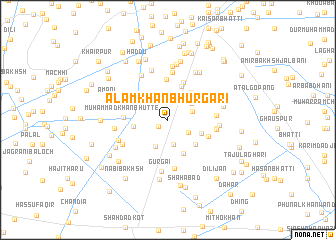 map of Ālam Khān Bhurgari