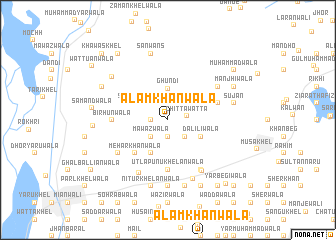 map of Ālam Khānwāla
