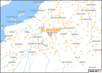 map of Ālam Khān