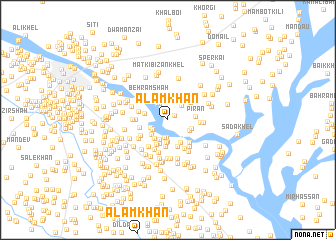 map of Ālam Khān