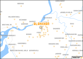 map of Ālam Khān