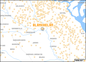 map of Ālam Khelan